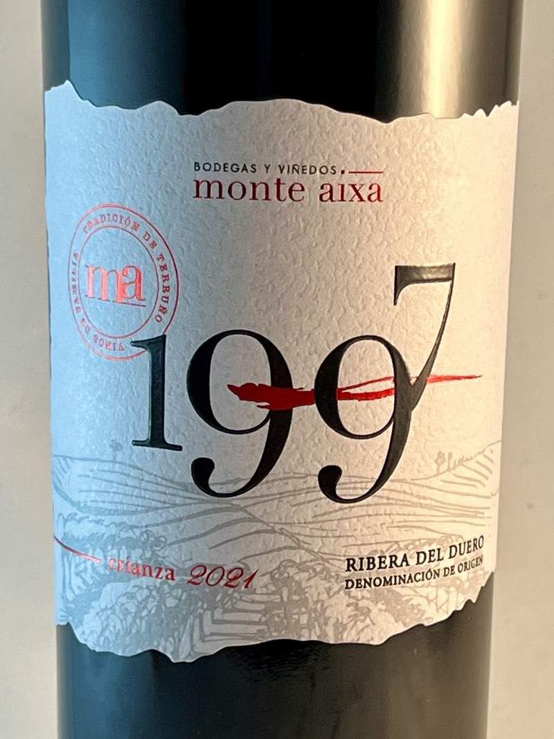 Monte Aixa 1997 Crianza 2021